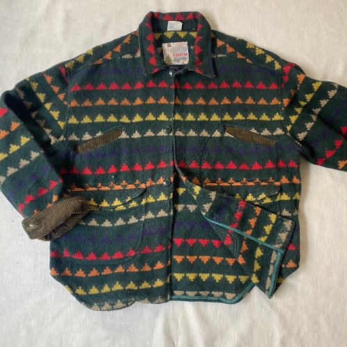 vtg chipie hunting shirt jacket (110 size~)