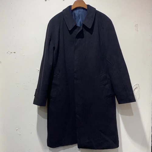 vintage wool/cashmere balmacaan coat (100-105 size)