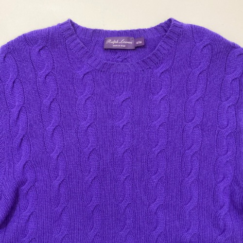 polo ralph lauren purple label cashmere cable knit (103~105size)
