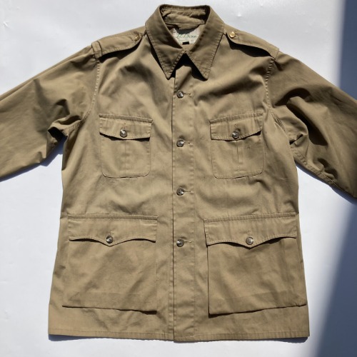 70s LLbean safari shirt jacket (105-110 size)