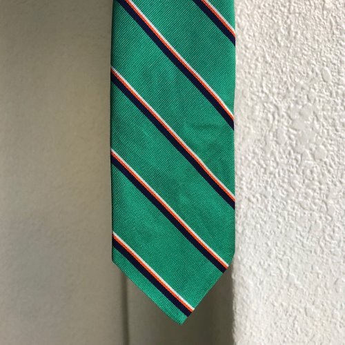 polo neck-tie (regimental pattern)