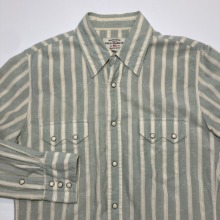 polo jeans floral stripe western shirt (95-100 size)