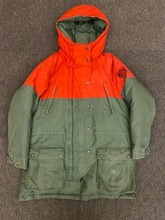 90s polo country two tone duck down parka made in korea (M Size)