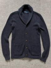 polo cotton shawl collar cardigan (XS size, 90-95 추천)